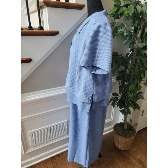 Lady Dorby Polyester Knee Length 2 Piece Dress - Picture 5 of 9